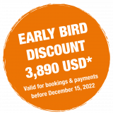 Event Package Fee_early bird special 3,890 USD